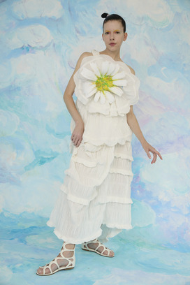 Stretch Border Skirt 詳細画像