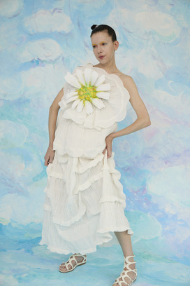 Stretch Border Skirt 詳細画像