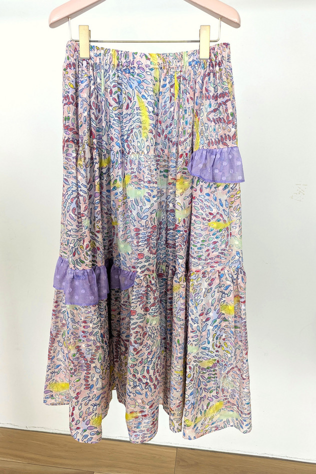 Dancing Fish Parade Skirt 詳細画像 blue 13