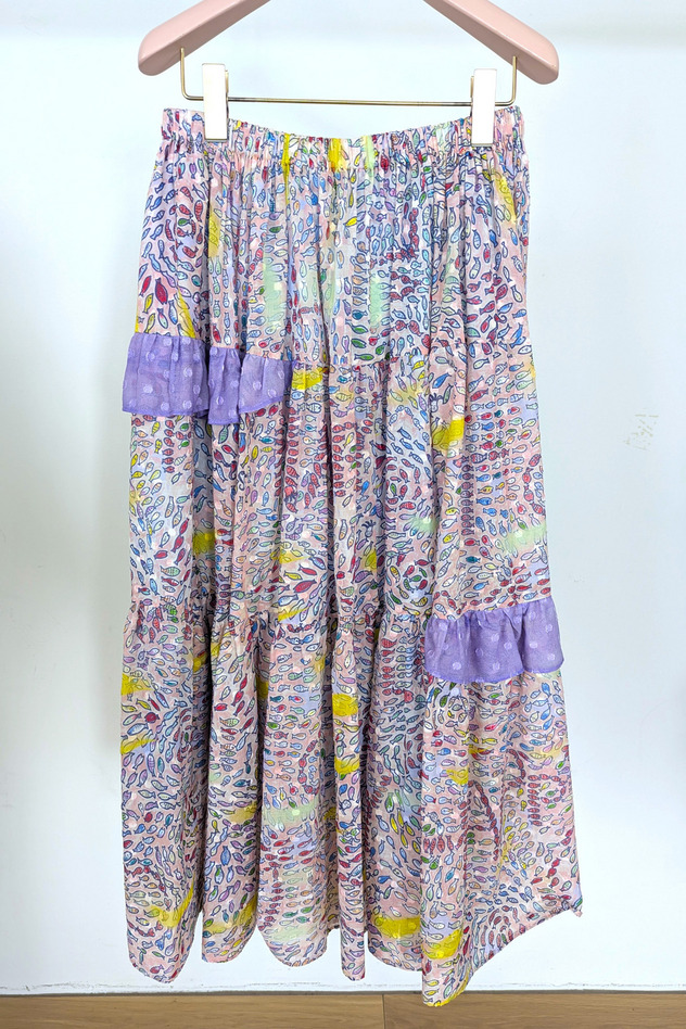 Dancing Fish Parade Skirt 詳細画像 blue 14