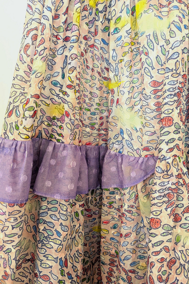 Dancing Fish Parade Skirt 詳細画像 blue 16