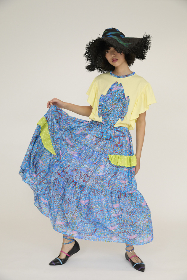 Dancing Fish Parade Skirt 詳細画像 blue 21