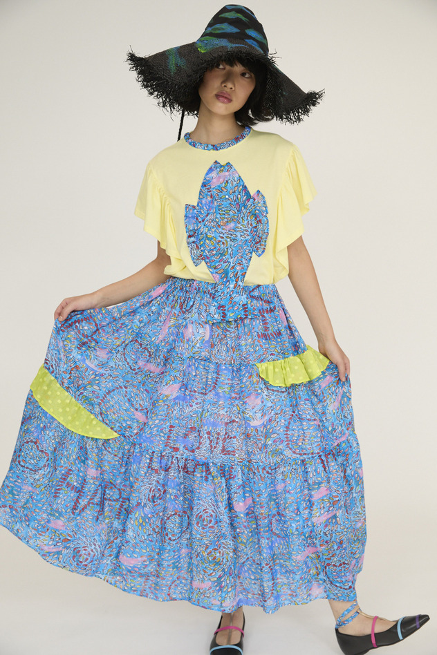 Dancing Fish Parade Skirt 詳細画像 blue 23