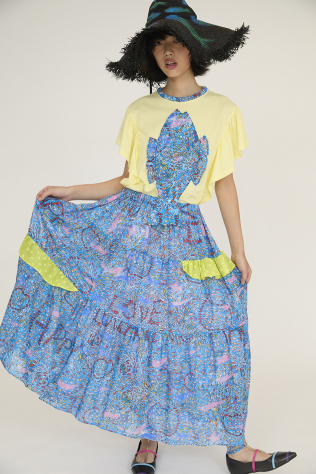 Dancing Fish Parade Skirt 詳細画像 blue 24