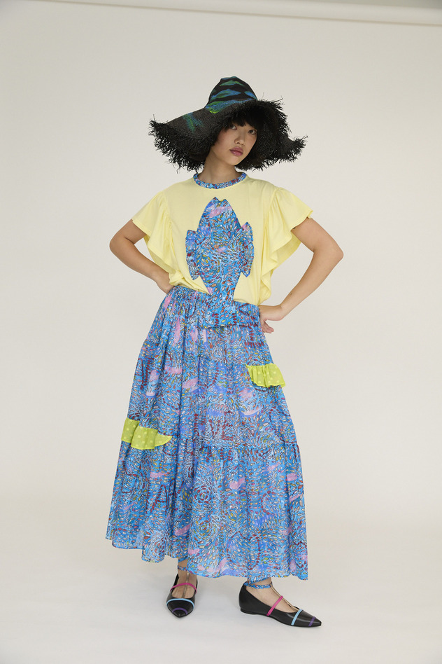 Dancing Fish Parade Skirt 詳細画像 blue 26