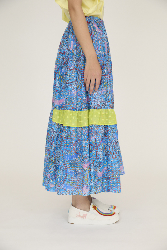 Dancing Fish Parade Skirt 詳細画像 blue 3