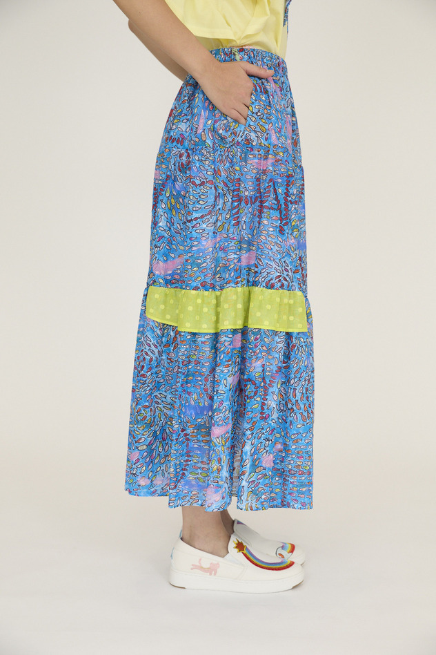 Dancing Fish Parade Skirt 詳細画像 blue 4