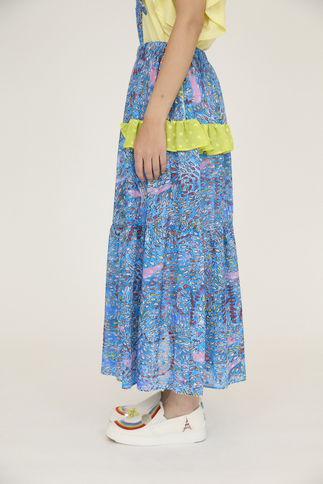 Dancing Fish Parade Skirt 詳細画像 blue 7