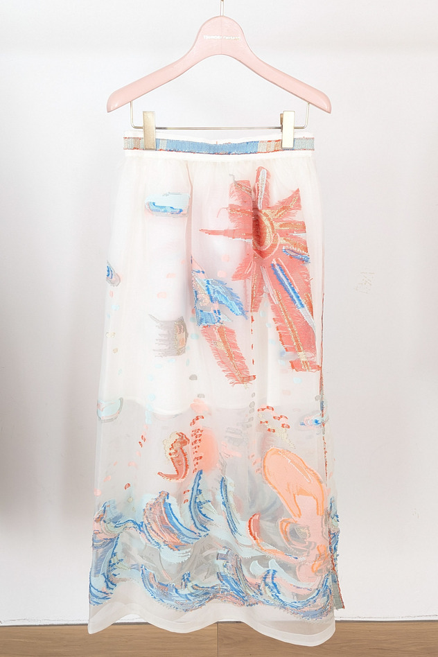 Sunny Splash JQ Skirt 詳細画像 off white 14
