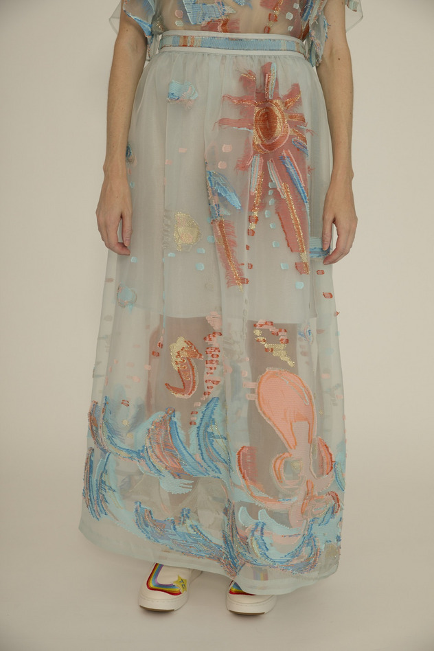 Sunny Splash JQ Skirt 詳細画像 off white 6