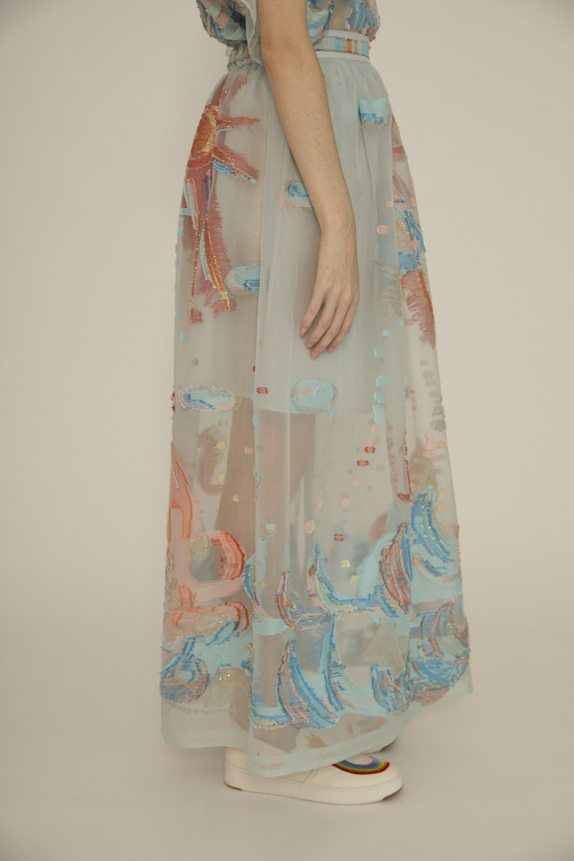 Sunny Splash JQ Skirt 詳細画像 off white 7