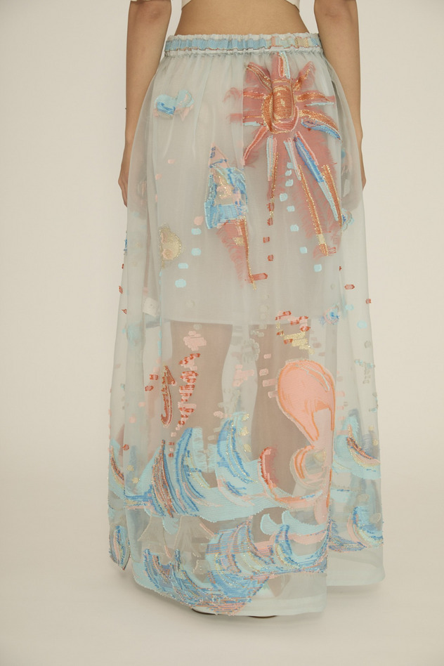 Sunny Splash JQ Skirt 詳細画像 light blue 2