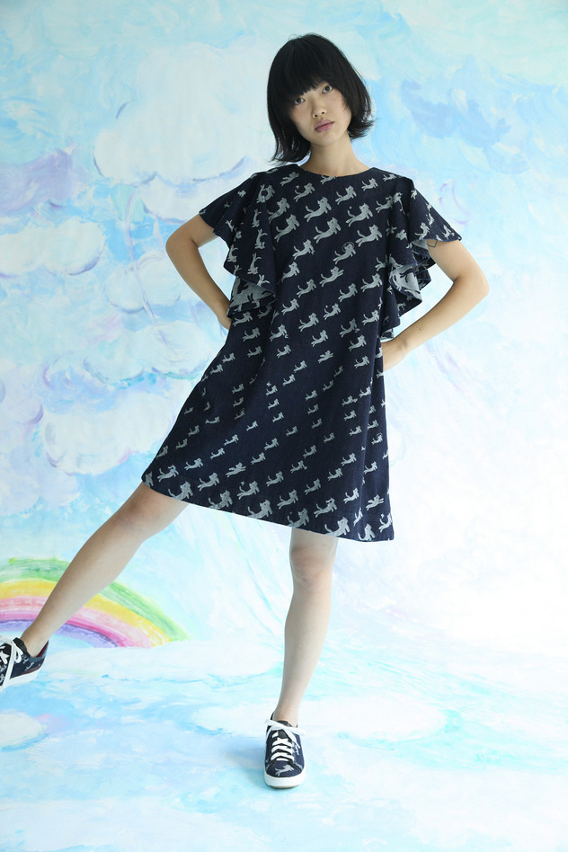 Kiraneko JQ Denim Dress 詳細画像 blue 12