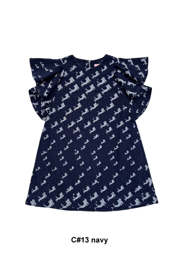 Kiraneko JQ Denim Dress 詳細画像 navy 1
