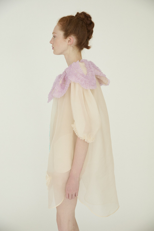 Happy Drawing Dress 詳細画像 off white 4