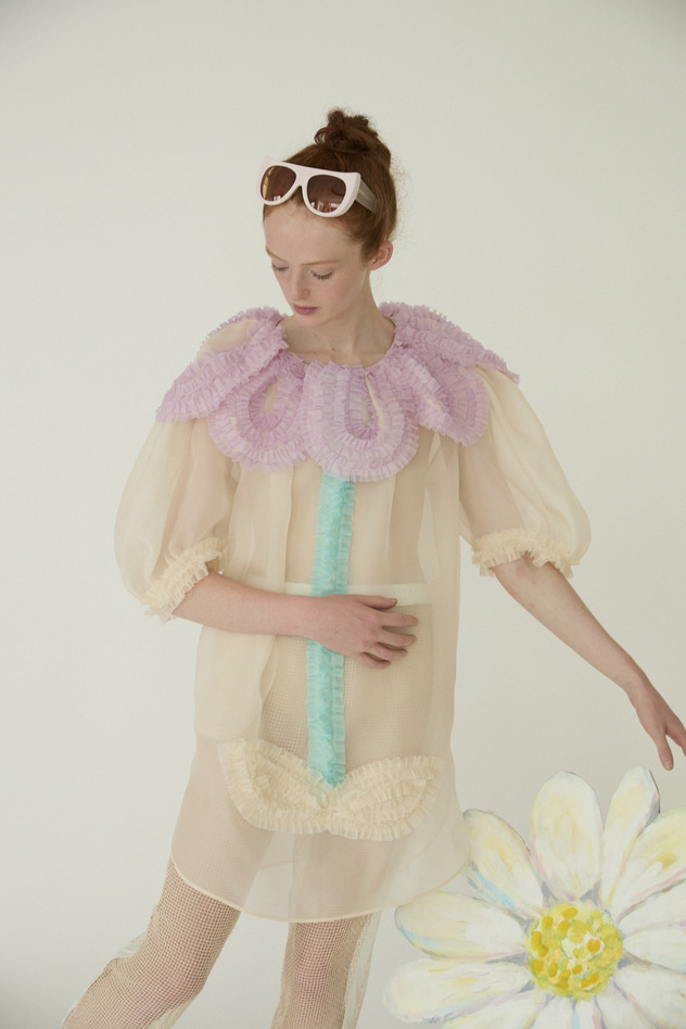 Happy Drawing Dress 詳細画像 off white 7