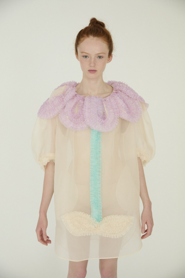 Happy Drawing Dress 詳細画像 off white 1