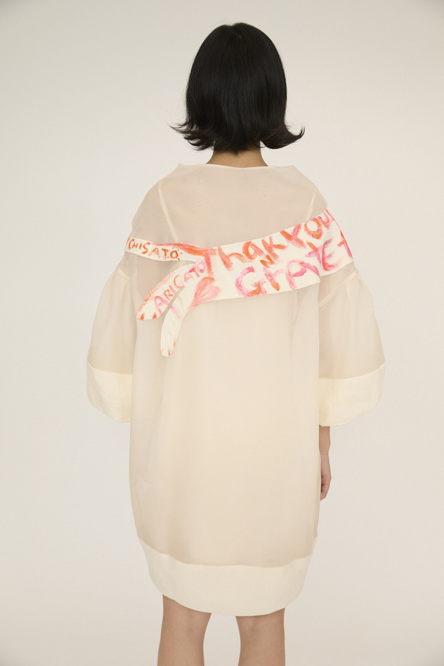 Happy Drawing Dress 詳細画像 off white 3