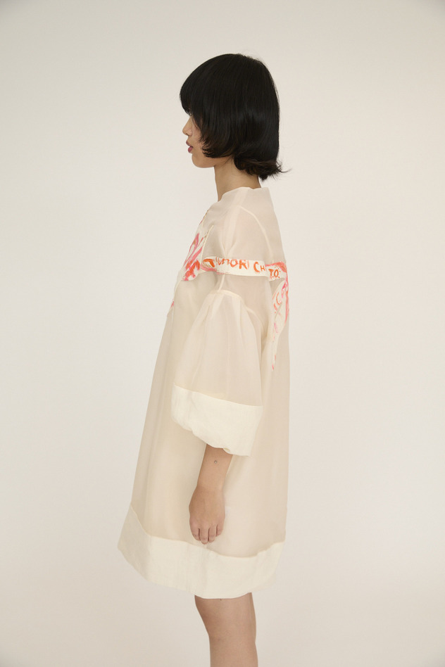 Happy Drawing Dress 詳細画像 off white 4