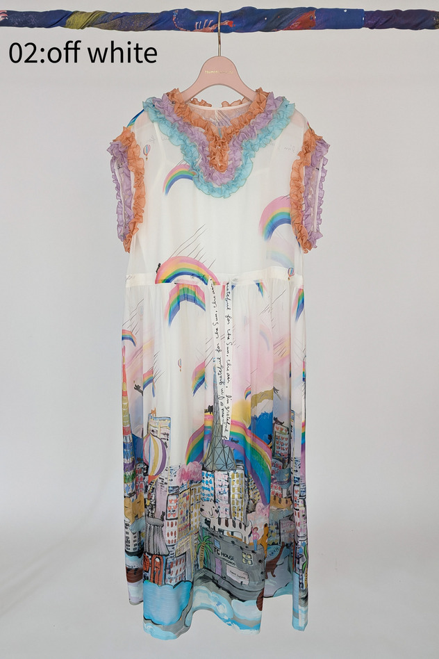 Tokyo Cats Dress 詳細画像 off white 10