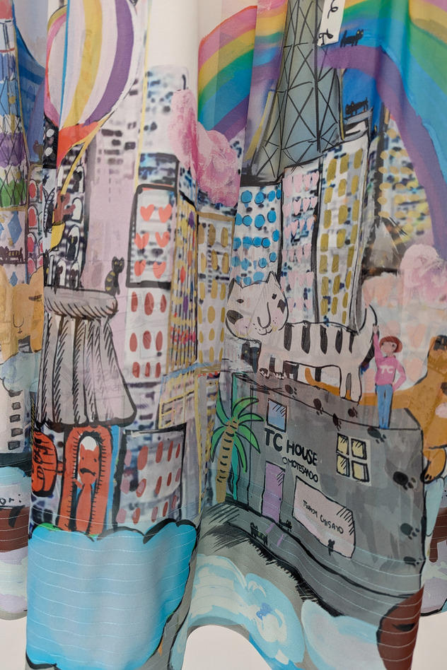 Tokyo Cats Dress 詳細画像 off white 14