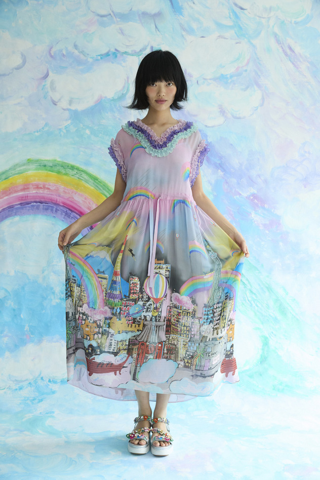 Tokyo Cats Dress 詳細画像 off white 18