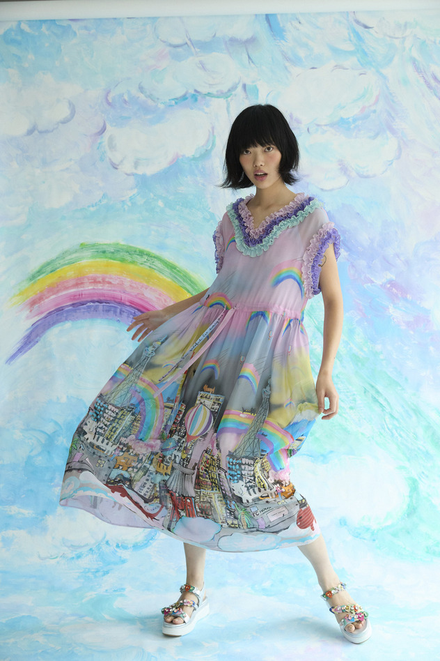 Tokyo Cats Dress 詳細画像 off white 19