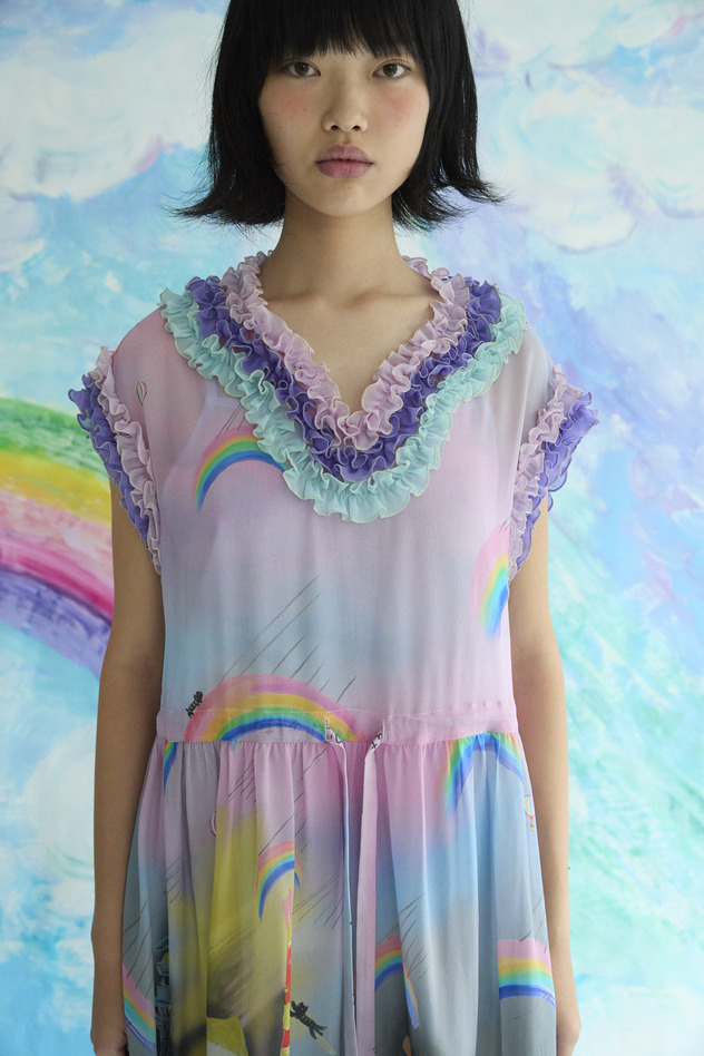 Tokyo Cats Dress 詳細画像 off white 5