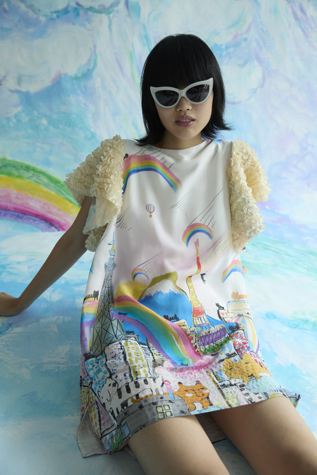 Tokyo Cats Dress 詳細画像 off white 10