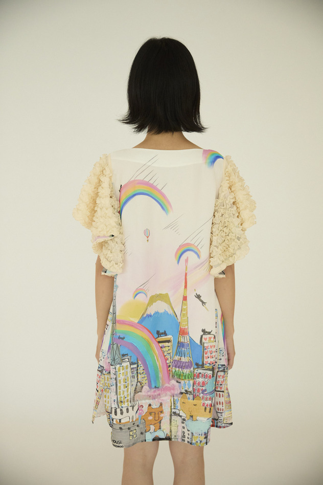 Tokyo Cats Dress 詳細画像 off white 5