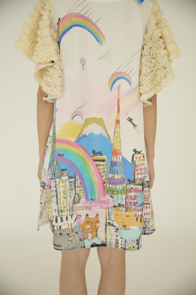 Tokyo Cats Dress 詳細画像 off white 8