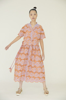 Cosmic Cats Cotton Dress 詳細画像