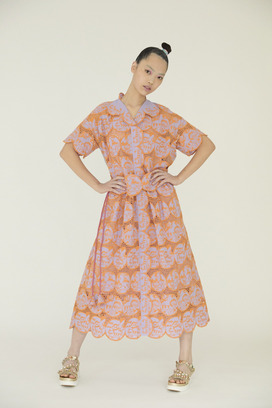 Cosmic Cats Cotton Dress 詳細画像