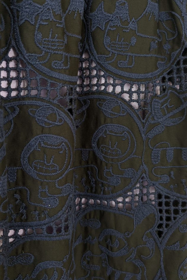 Cosmic Cats Cotton Dress 詳細画像 ltavender &times; orange 10