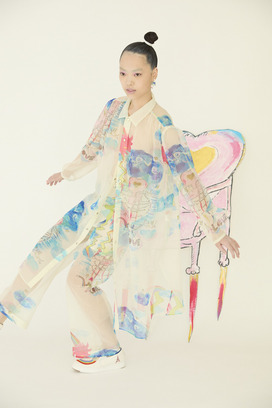 Cats Chair Organdy Dress 詳細画像