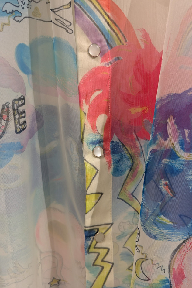 Cats Chair Organdy Dress 詳細画像 off white 12