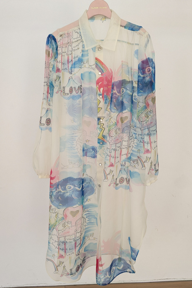 Cats Chair Organdy Dress 詳細画像 off white 1