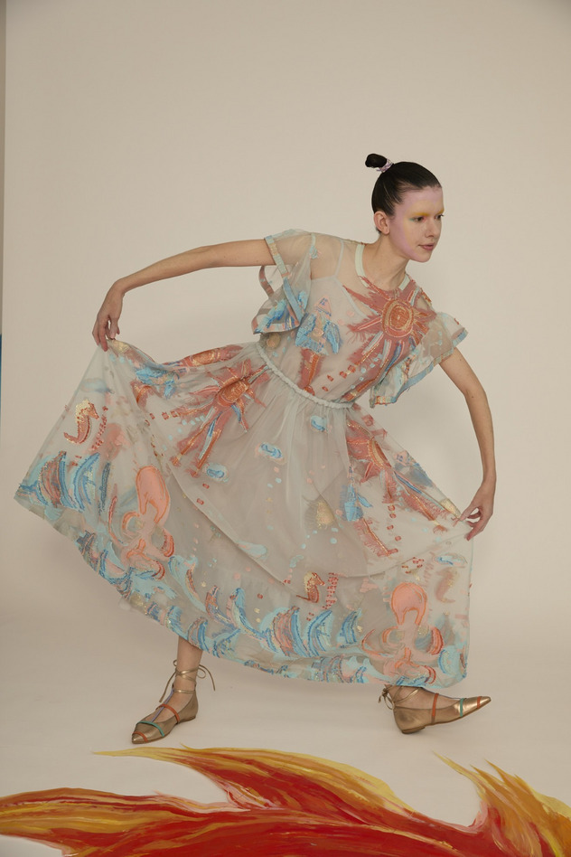 Sunny Splash JQ Dress 詳細画像 light blue 9