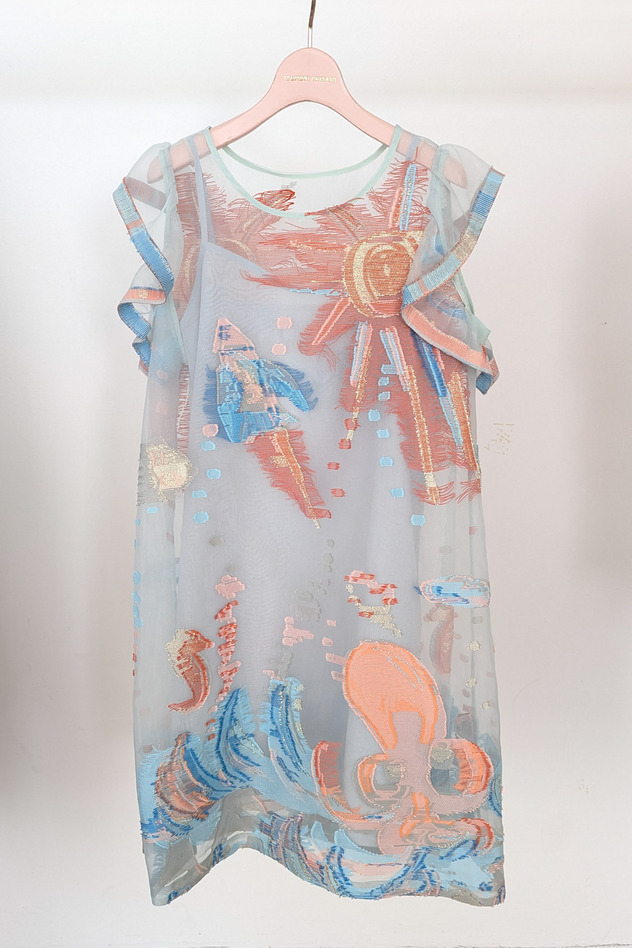 Sunny Splash JQ Dress 詳細画像 light blue 7