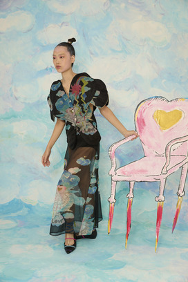 Cats Chair Organdy Dress 詳細画像