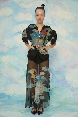 Cats Chair Organdy Dress 詳細画像