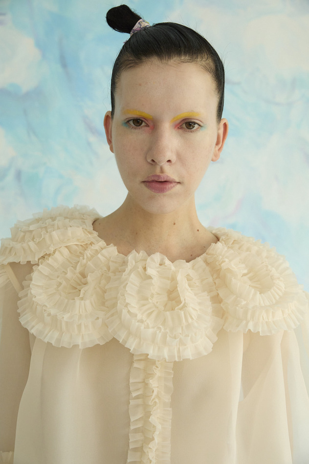 Happy Drawing Blouse 詳細画像 off white 2