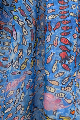 Dancing Fish Parade Blouse 詳細画像