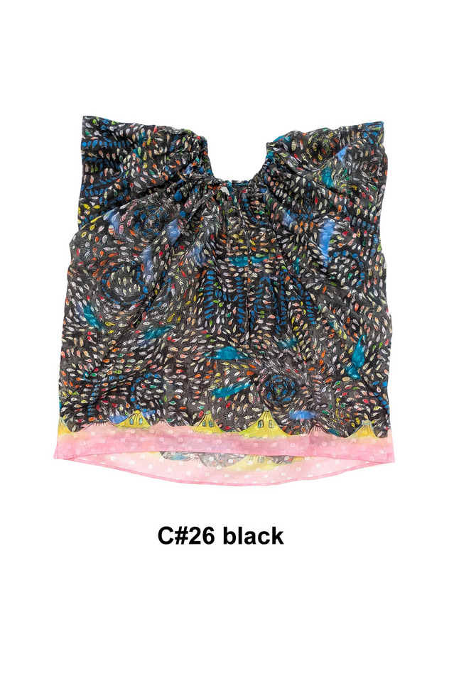 Dancing Fish Parade Blouse 詳細画像 black 1