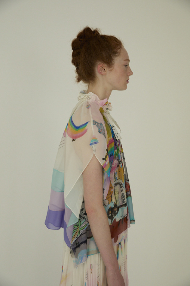 Tokyo Cats Blouse 詳細画像 off white 2