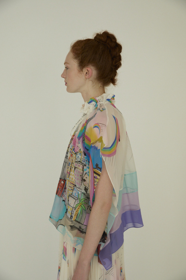 Tokyo Cats Blouse 詳細画像 off white 4