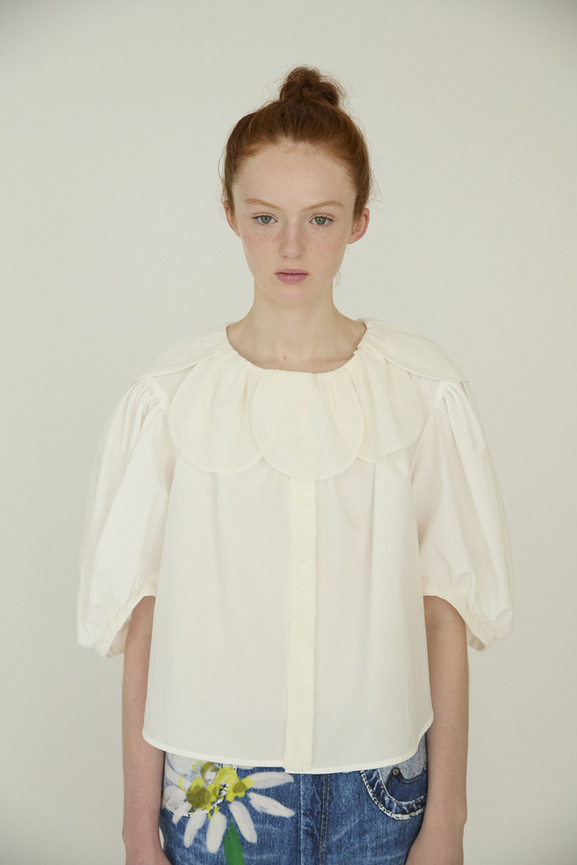 Fairy Flower Organdy Blouse 詳細画像 off white 1