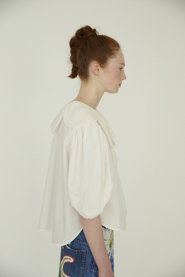 Fairy Flower Organdy Blouse 詳細画像 off white 2