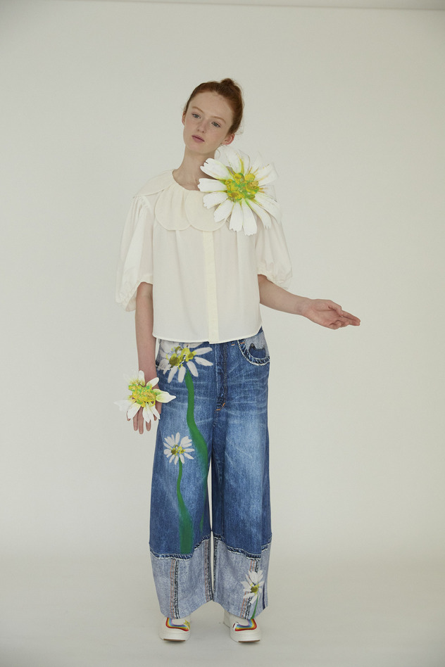 Fairy Flower Organdy Blouse 詳細画像 off white 5