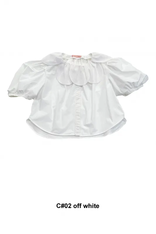 Fairy Flower Organdy Blouse 詳細画像 off white 1
